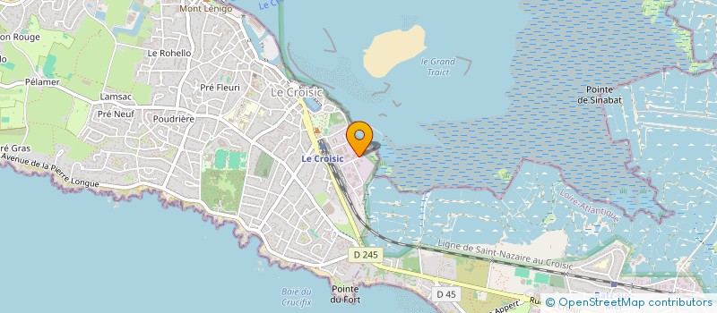 localisation de l'entreprise MICKAEL GERALDINE RENOVATION  LE CROISIC