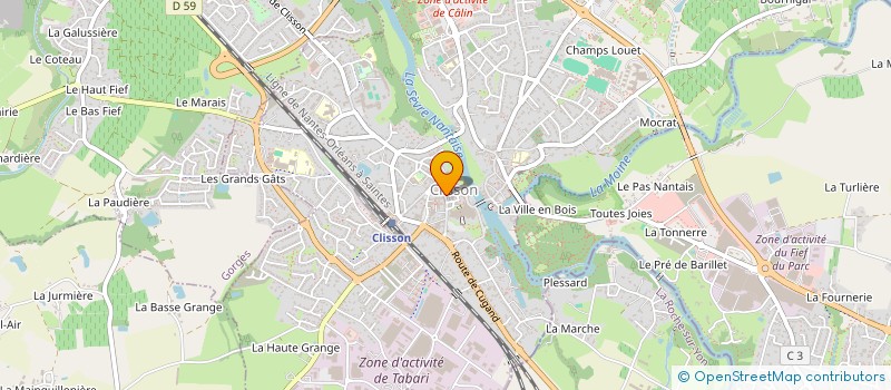 localisation de l'entreprise MICKAEL GIRARD à CLISSON