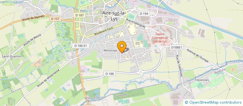 localisation de l'entreprise MICKAEL GODEFROY à AIRE-SUR-LA-LYS