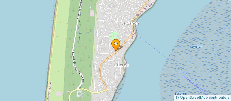 localisation de l'entreprise MICKAEL GONZALEZ  LEGE-CAP-FERRET