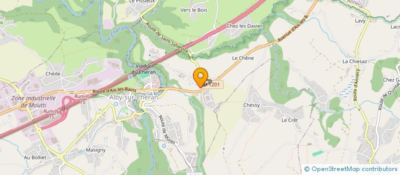 localisation de l'entreprise MICKAEL GUILLOT EYEWEAR DESIGN  ALBY-SUR-CHERAN