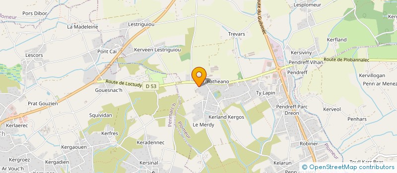 localisation de l'entreprise MICKAEL GUIVARCH MACONNERIE  PLOMEUR