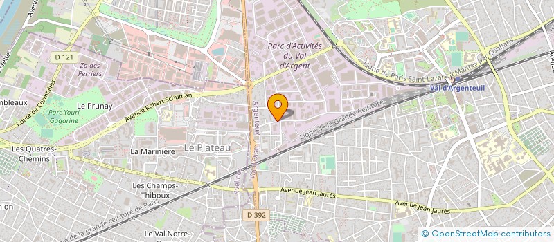 localisation de l'entreprise MICKAEL HIN VENTURE à ARGENTEUIL