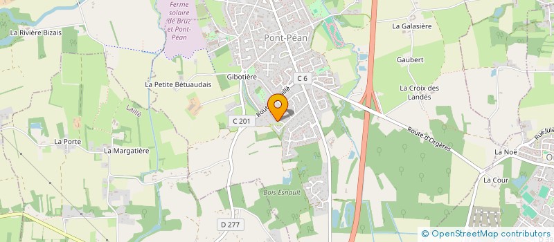 localisation de l'entreprise MICKAEL HOUILLOT MULTITRAVAUX  PONT-PEAN