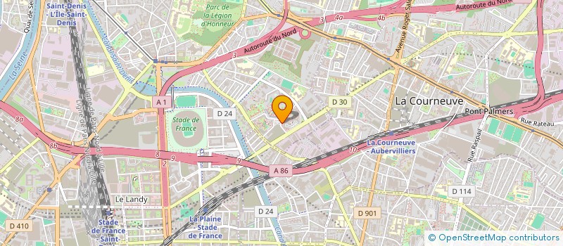 localisation de l'entreprise MICKAEL IMMOBILIER à SAINT-DENIS