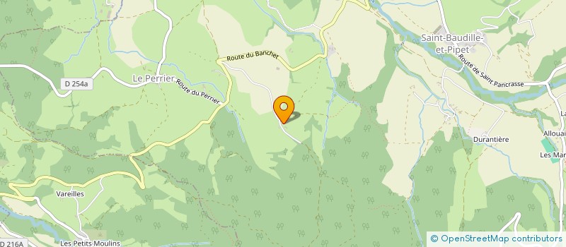 localisation de l'entreprise MICKAEL JOUBERT  SAINT-BAUDILLE-ET-PIPET