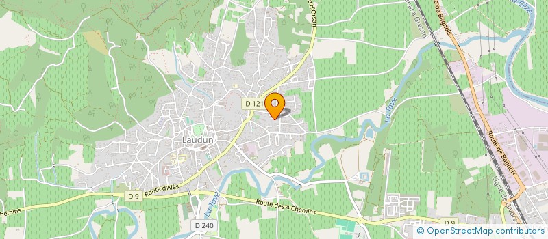 localisation de l'entreprise MICKAEL LAVILLE ELECTRICITE  LAUDUN-L'ARDOISE
