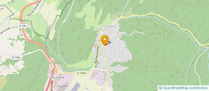 localisation de l'entreprise MICKAEL LOPES PAYSAGISTE à OYONNAX