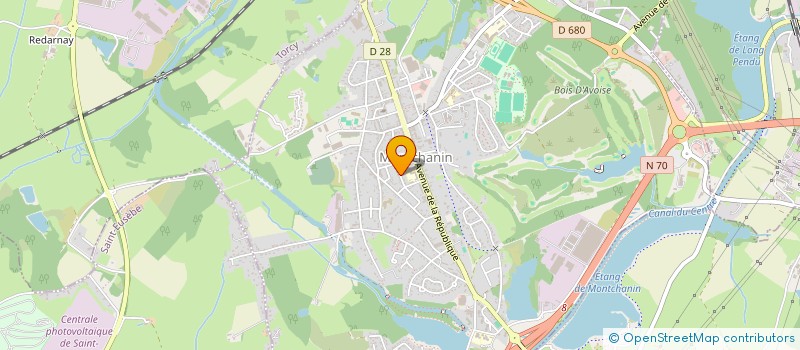 localisation de l'entreprise MICKAEL MARIANO BRUNET  MONTCHANIN