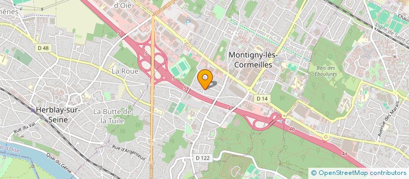 localisation de l'entreprise MICKAEL RAPHAEL IMMO  MONTIGNY-LES-CORMEILLES