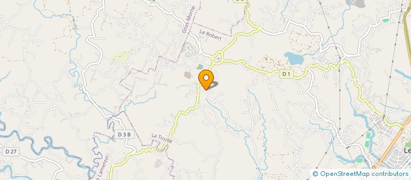 localisation de l'entreprise MICKAEL SERVICES  LE ROBERT