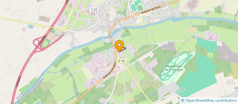 localisation de l'entreprise MICKAEL SOUCHARD  DURTAL