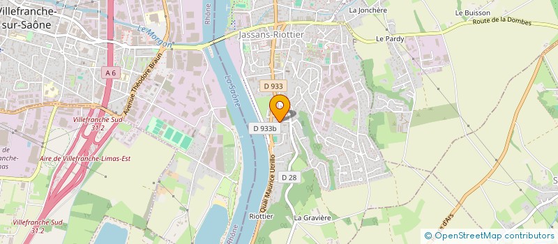 localisation de l'entreprise MICKAEL TAXI REYRIEUX à JASSANS-RIOTTIER
