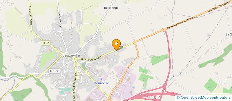 localisation de l'entreprise MICKASYL SERVICES  BEUZEVILLE