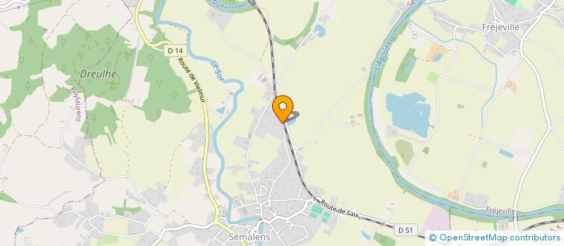 localisation de l'entreprise MICKAV  SEMALENS