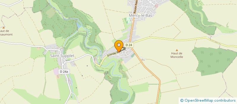 localisation de l'entreprise MICKELO  MERCY-LE-BAS