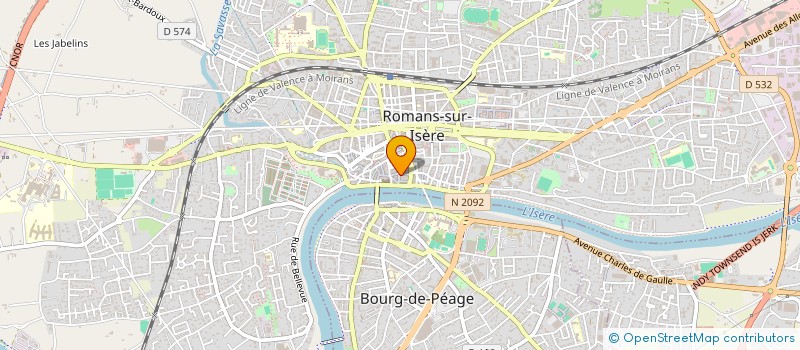 localisation de l'entreprise MICKELSON à ROMANS-SUR-ISERE