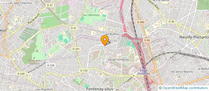 localisation de l'entreprise MICKEY à FONTENAY-SOUS-BOIS