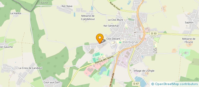 localisation de l'entreprise MICKLYD à HERBIGNAC