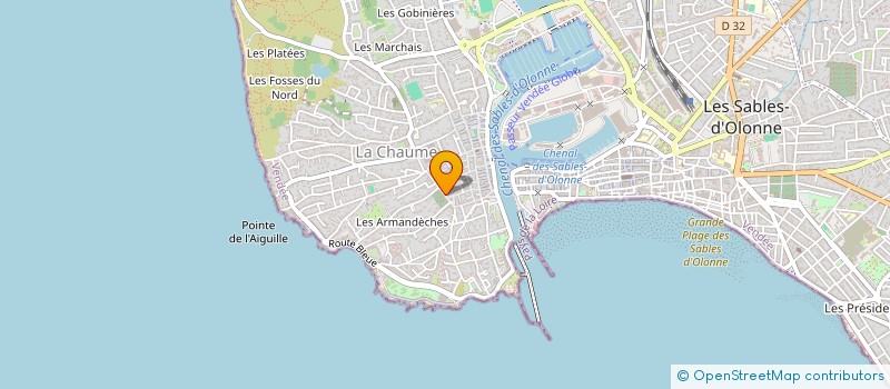 localisation de l'entreprise MICKOL à LES SABLES D'OLONNE