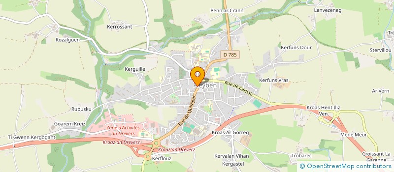 localisation de l'entreprise MICKPHIL  PLEYBEN