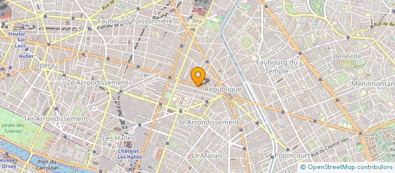 localisation de l'entreprise MICKY FRINGUES  PARIS