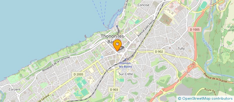 localisation de l'entreprise MICKYLYNE à THONON-LES-BAINS