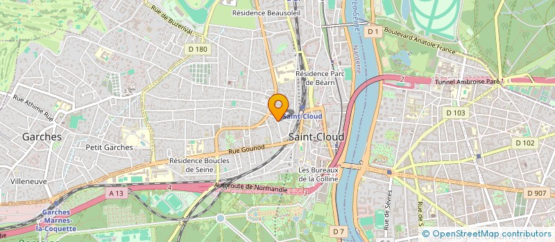 localisation de l'entreprise MICLARA 108  SAINT-CLOUD