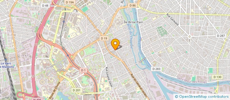 localisation de l'entreprise MICLAU  CRETEIL