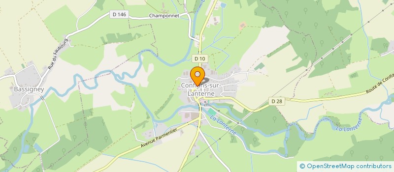 localisation de l'entreprise MICLAU  CONFLANS-SUR-LANTERNE