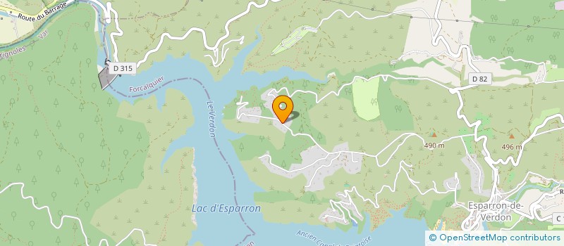 localisation de l'entreprise MICLAU  ESPARRON-DE-VERDON