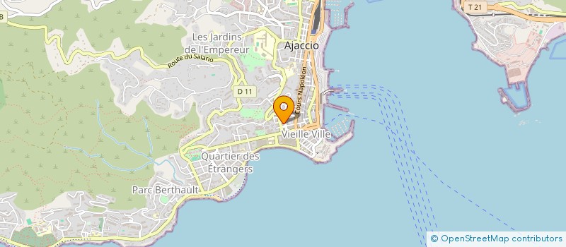 localisation de l'entreprise MICLO à AJACCIO