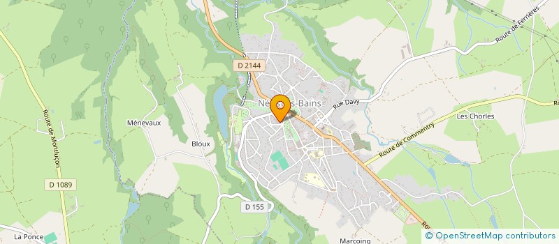 localisation de l'entreprise MICLO  NERIS-LES-BAINS