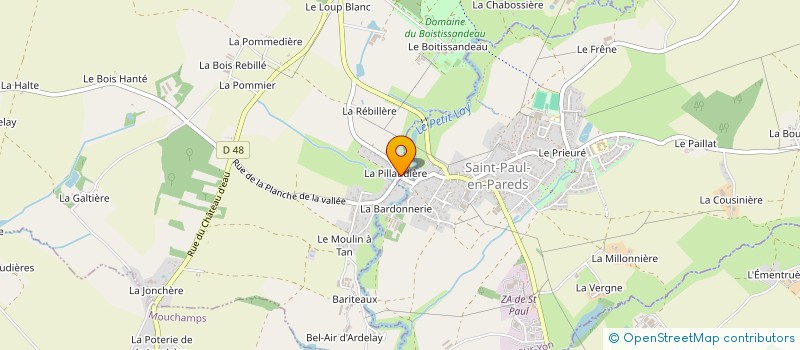 localisation de l'entreprise MICLO à LES HERBIERS