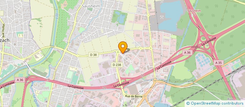localisation de l'entreprise MICLO ENVIRONNEMENT à SAUSHEIM