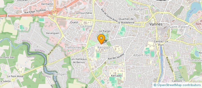 localisation de l'entreprise MICLORE à VANNES