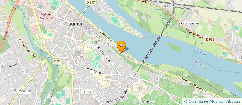 localisation de l'entreprise MICMAG  SAUMUR