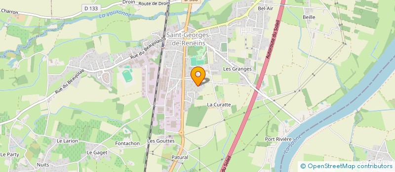 localisation de l'entreprise MICN  SAINT-GEORGES-DE-RENEINS