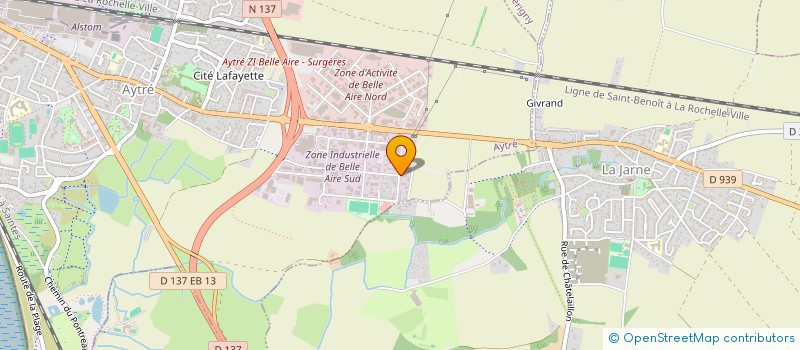 localisation de l'entreprise MICO  AYTRE