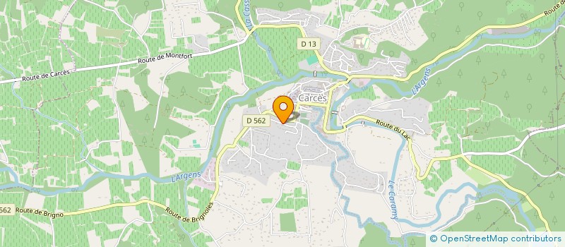 localisation de l'entreprise MICO  CARCES