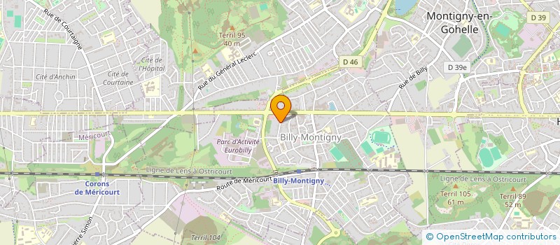 localisation de l'entreprise MICOBAT à BILLY-MONTIGNY