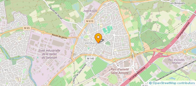 localisation de l'entreprise MICOCOULIER JPMC à VENDARGUES