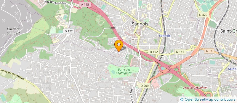 localisation de l'entreprise MICOFRA à SANNOIS