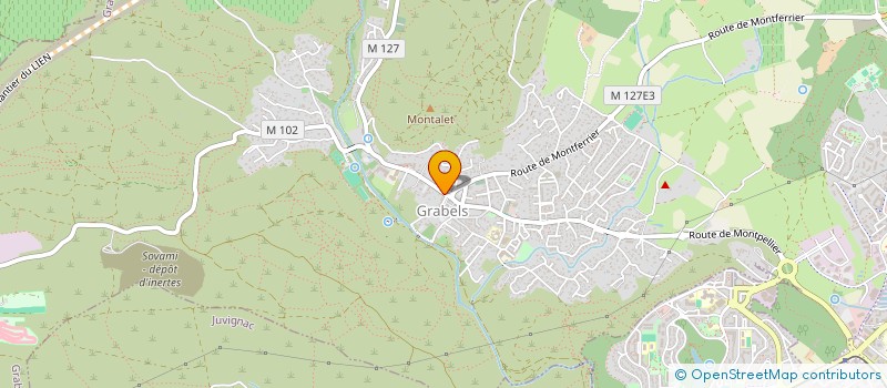 localisation de l'entreprise MICOL  GRABELS