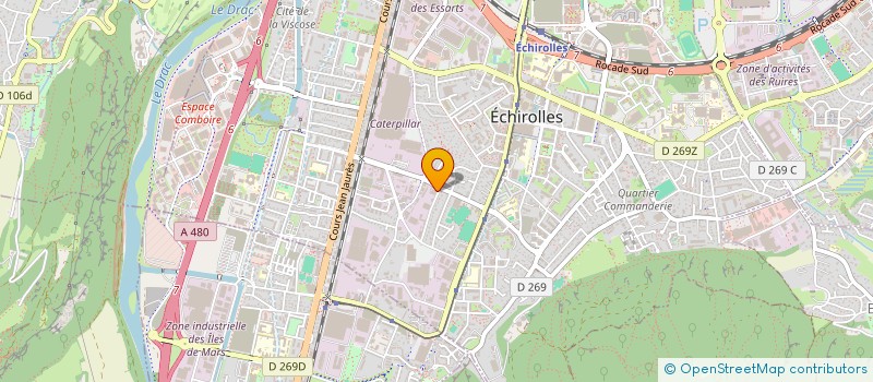 localisation de l'entreprise MICOL-MIBOIS  ECHIROLLES