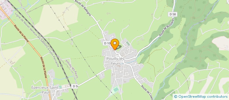 localisation de l'entreprise MICOLON à POUILLY-LES-FEURS