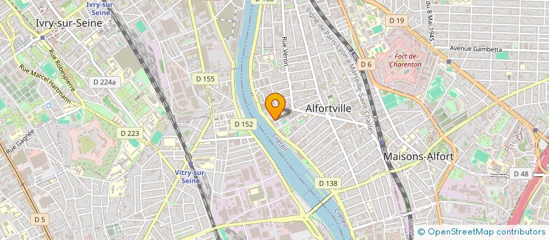 localisation de l'entreprise MICOLON JEUNESSE (M-J) à ALFORTVILLE