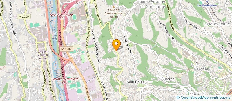 localisation de l'entreprise MICOREK INVESTISSEMENTS à NICE