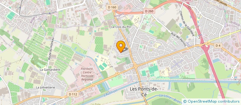 localisation de l'entreprise MICORISE à LES PONTS-DE-CE