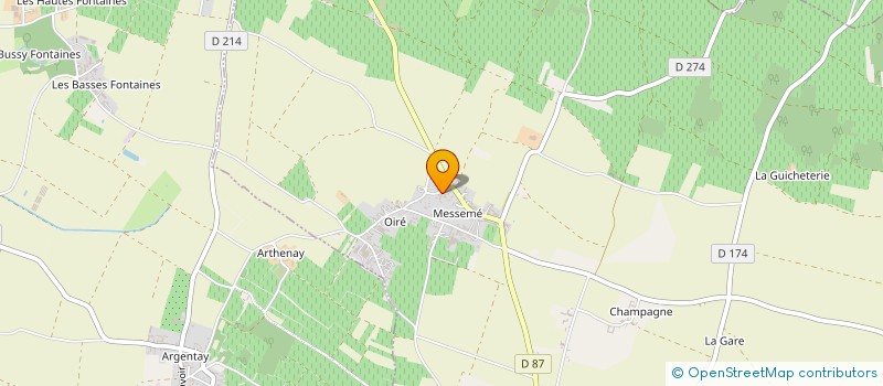 localisation de l'entreprise MICOU - DOMAINE DE LA CHESNAIE  VAUDELNAY